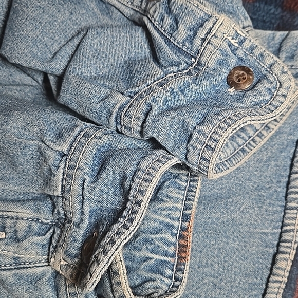 Levi’s Strauss Jacket Men’s Size L Button Up Trucker Fleece - Picture 6 of 9